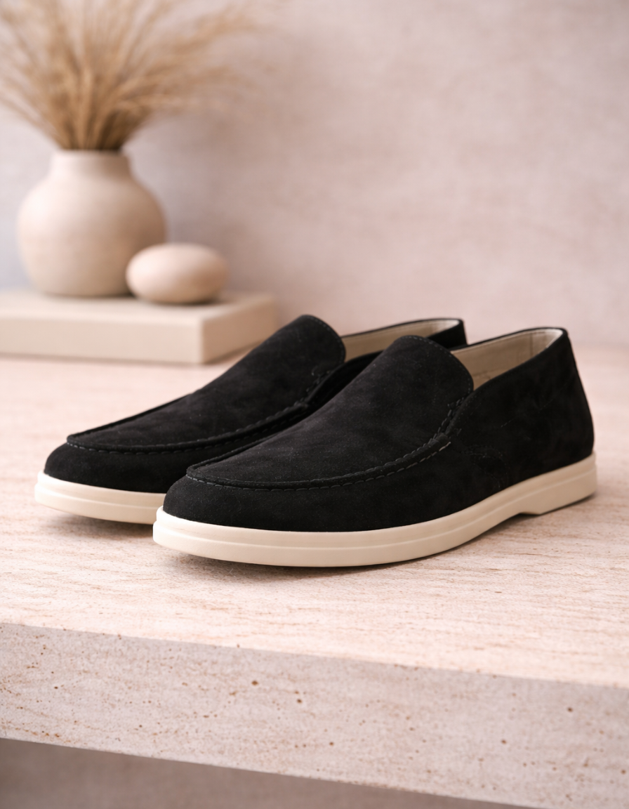 Old Money High Suede Loafers