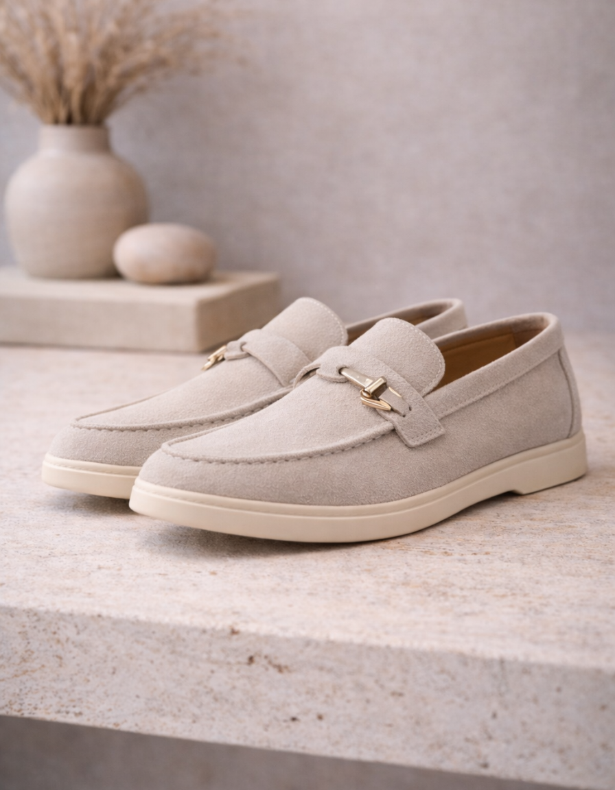 Old Money Suede Lady Loafers